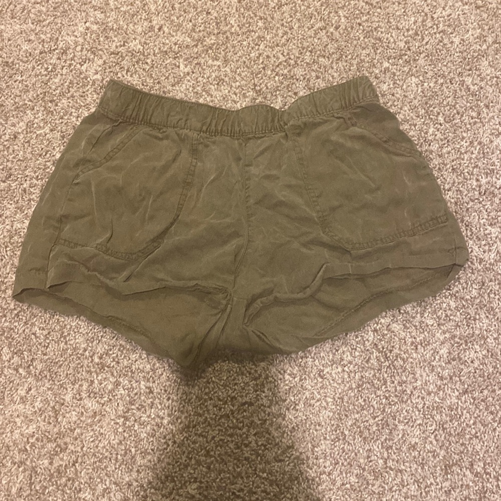 green shorts